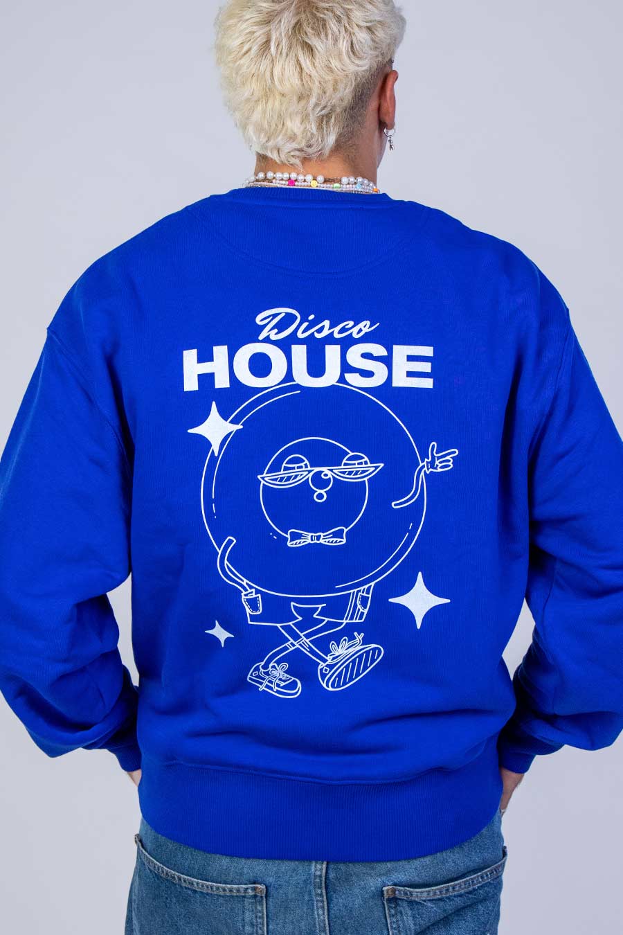 Disco House Vinyl Sweater